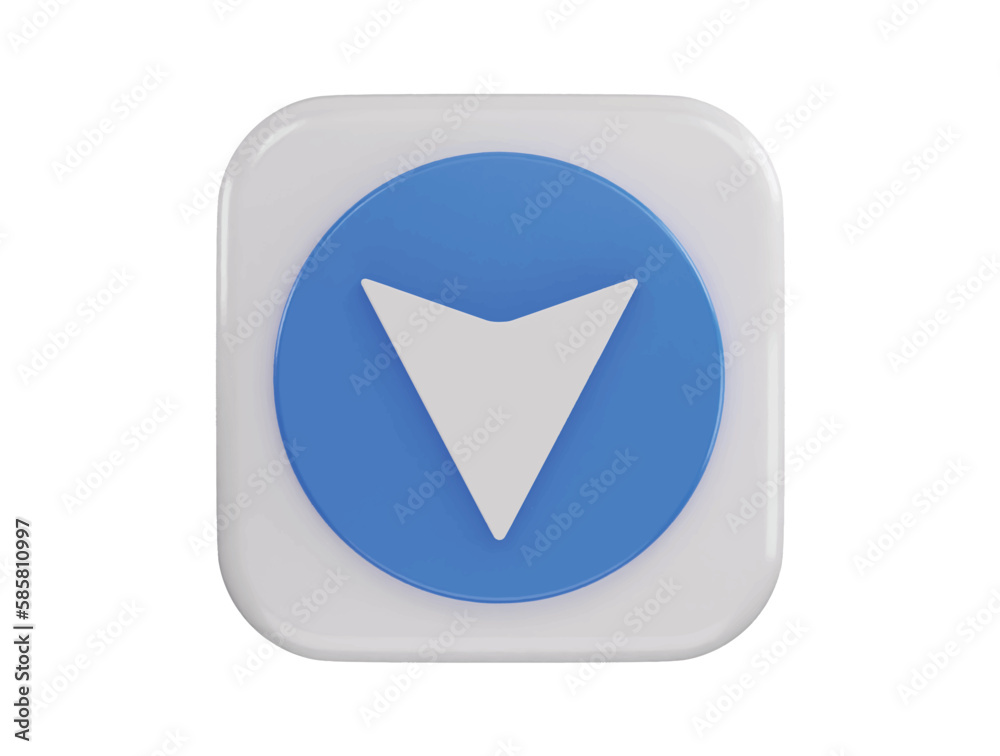 arrow icon 3d rendering vector illustration arrow icon 3d rendering vector illustration