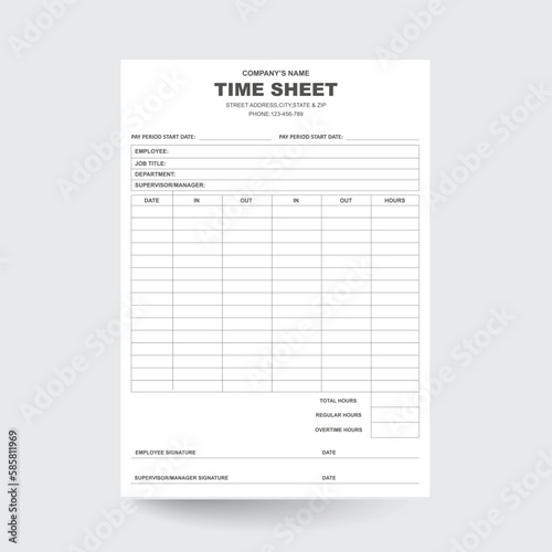 Employee Time Sheet Printable Form,Timesheet,Time Log,Employee Schedule,Editable Time Sheet,Employee Schedule,Employee Time Record,Time Log Sheet photo