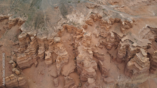Steep slopes of the Charyn Canyon