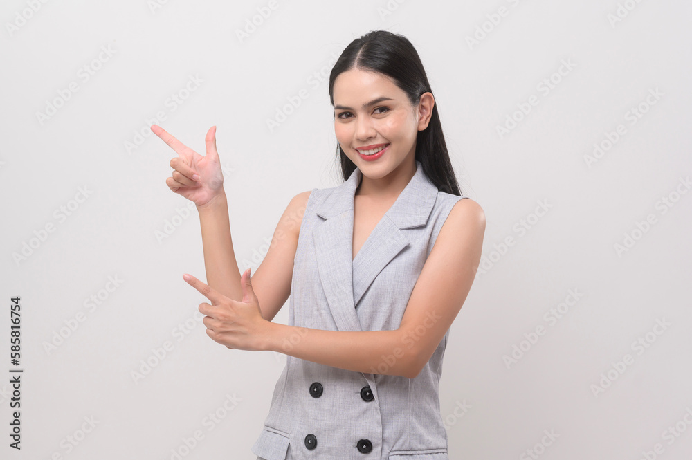 Portrait of beautiful woman over white background studio. Portrait of beautiful woman over white background studio.