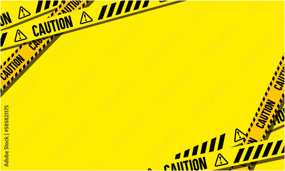 CAUTION テープ ベクターイラスト 注意 立入禁止 Stock Vector Adobe Stock