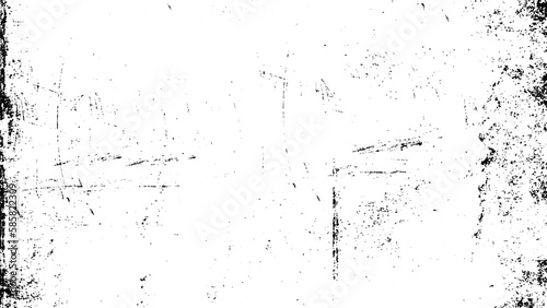 Scratched Grunge Urban Background Texture Vector. Dust Overlay Distress Grainy Grungy Effect. Distressed Backdrop Vector Illustration. Isolated Black on White Background. EPS 10. © Nadejda