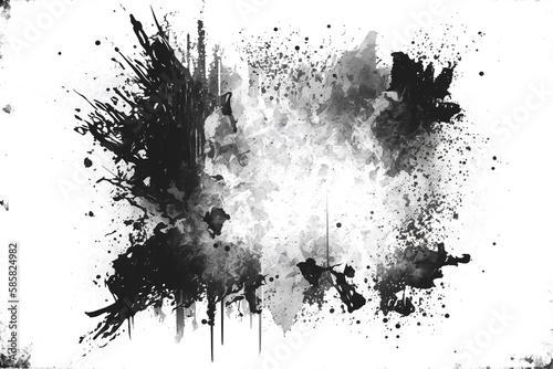 Wallpaper Mural Texture Vintage Distressed Grunge Abstract on isolated White Background with Grain, Scratches and Ink Paint Marks monotone overlay mono bitmap Torontodigital.ca