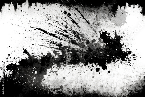 Texture Vintage Distressed Grunge Abstract on isolated White Background with Grain, Scratches and Ink Paint Marks monotone overlay mono bitmap