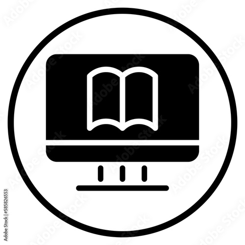 ebook glyph icon