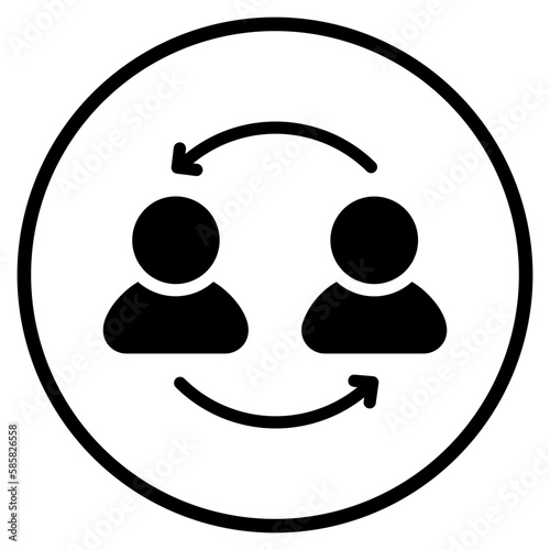 exchange glyph icon