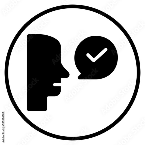 pronunciation glyph icon