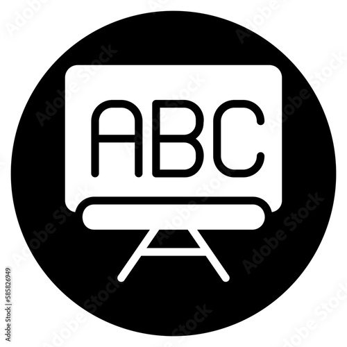 slides glyph icon