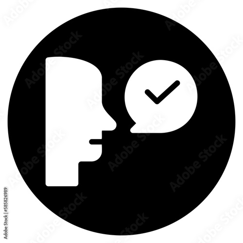 pronunciation glyph icon