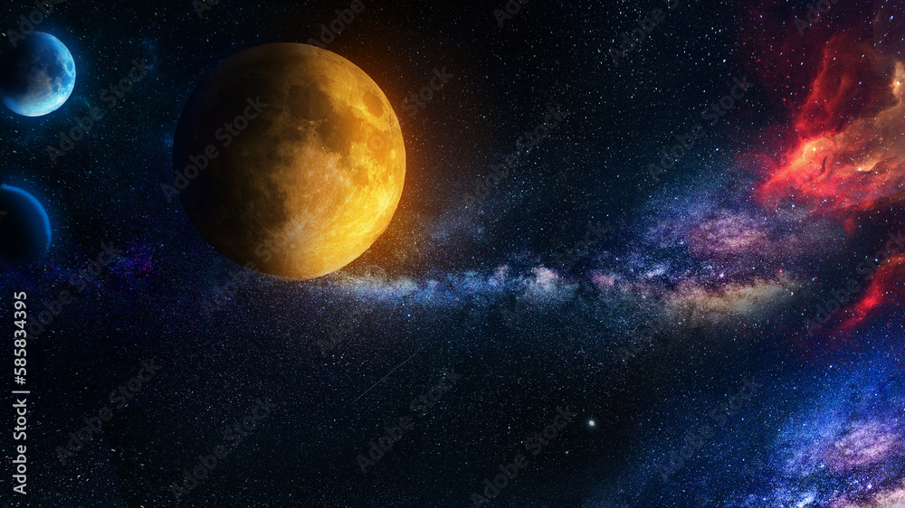 planet in space planet in space