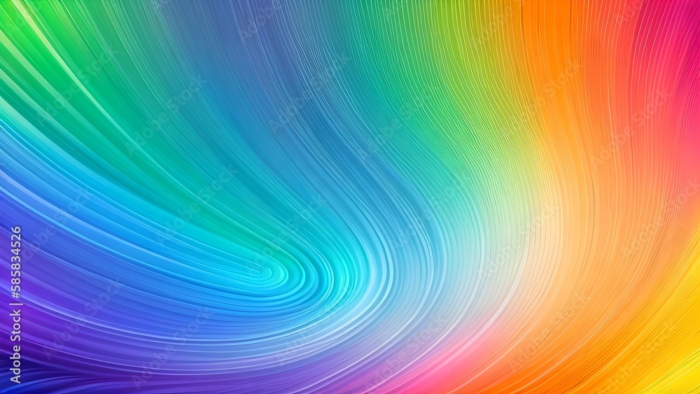 Abstract wavy background, generative AI