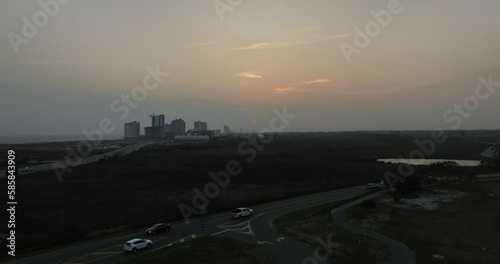 Sunsetting over Alabama near Gulfshores State Park in Gulfshores photo