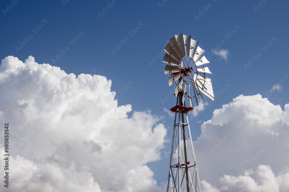 Wind generator and the sky, Fuerteventura Wind generator and the sky, Fuerteventura