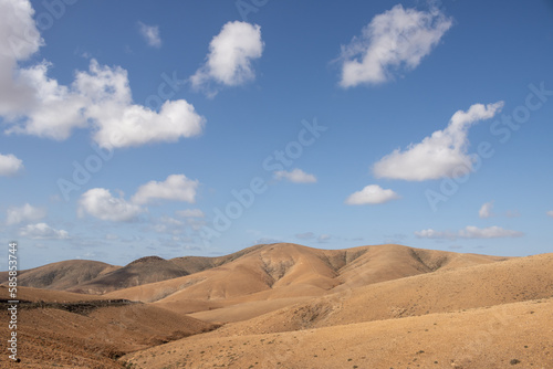 Mountains in the central Fuerteventura, Spain