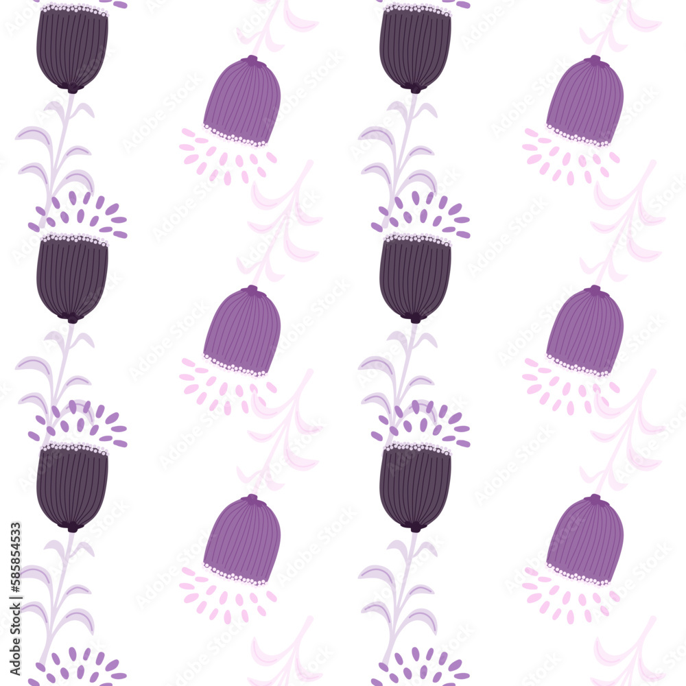 Seamless spring pattern with stylize flowers. Elegant botanical background. Abstract floral wallpaper. Seamless spring pattern with stylize flowers. Elegant botanical background. Abstract floral wallpaper.
