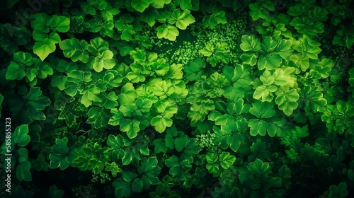 green leaves background (created by Generative AI)