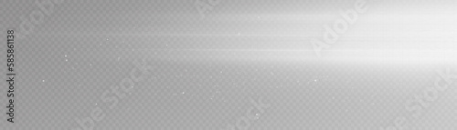 The spotlight shines on the stage. light from a lamp or spotlight. special effects on transparent background. Vector illustration