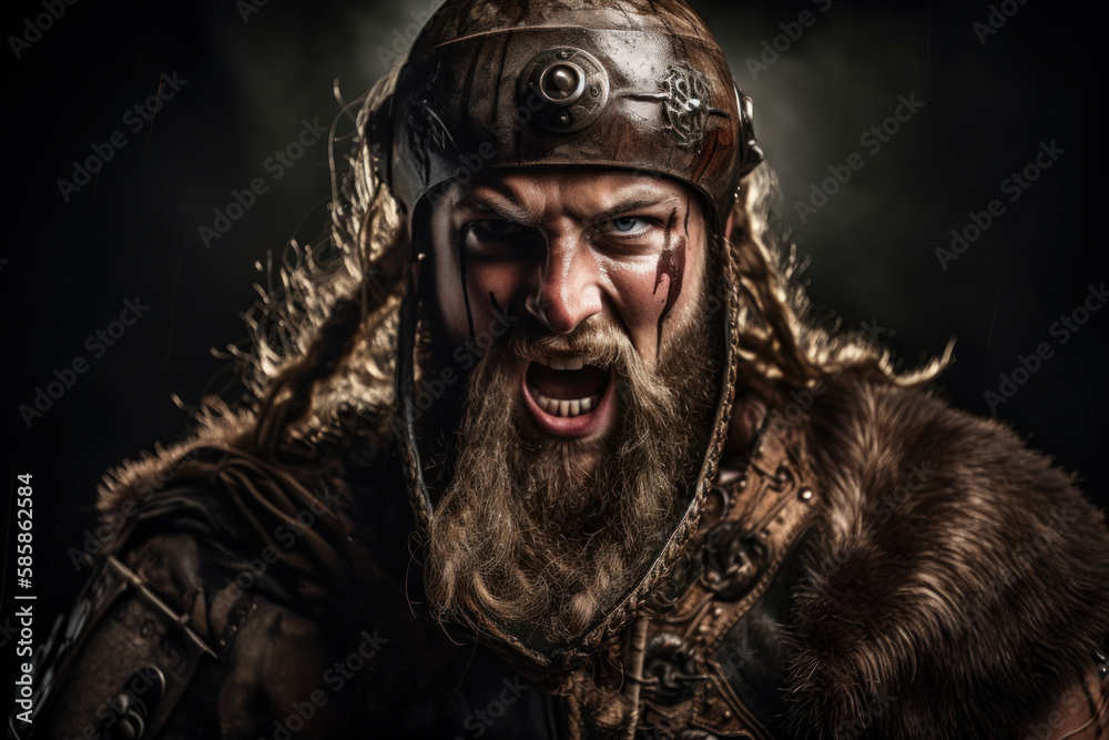 Nordic Fury: Screaming Viking Attack, Generative AI