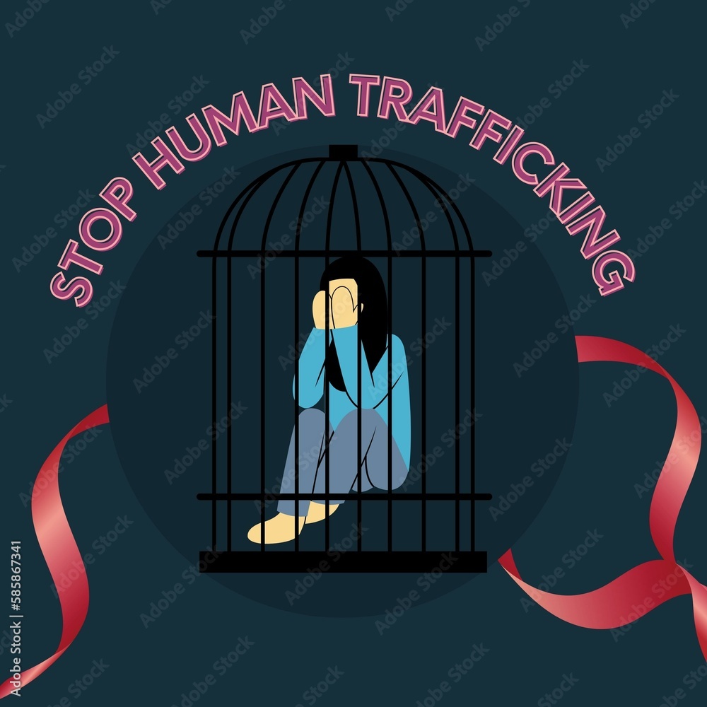 Hand stop sign Human Trafficking Concept, Stop Human Trafficking ...