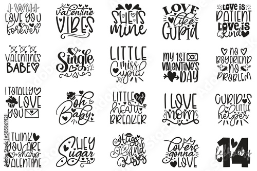 Boho Retro Style Valentine SVG And T-shirt Design Bundle  Valentine SVG Quotes Design t shirt Bundle  Vector EPS Editable Files  can you download this Design Bundle.