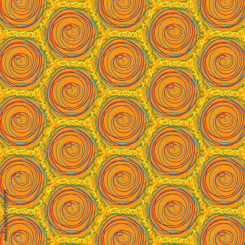 Seamless and pattern picture about line have beautiful color for design and use to template