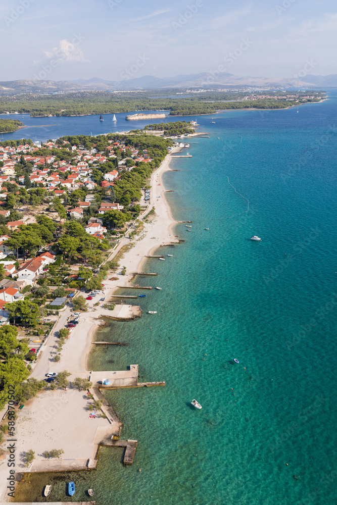 aerial view of the Croatia