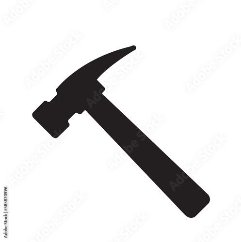 Icono de martillo. Vector