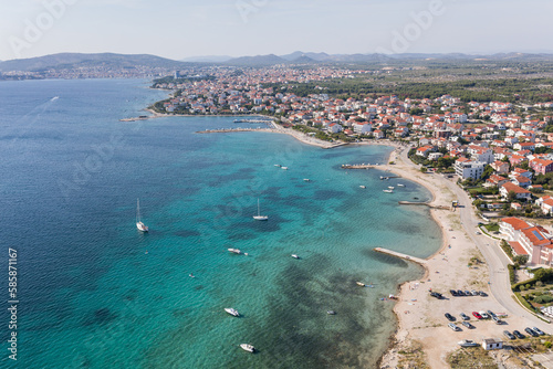 Fototapeta Naklejka Na Ścianę i Meble -  aerial view of the Croatia