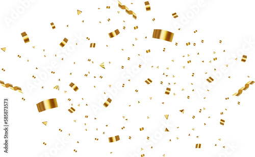 gold confetti
