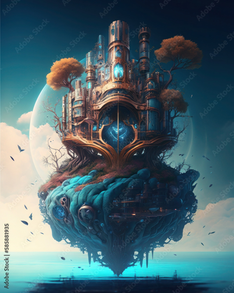 clockwork sentience: artificial intelligence on the floating island ...