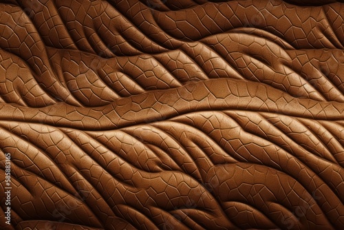 Leafy Splendor: Wood Carving-Inspired Seamless Tile with Intricate Leaf Motif - Seamless Tile Background, Tiling Landscape, Tileable Image, repeating pattern