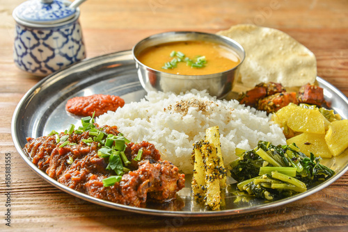 ネパール料理のワンプレート