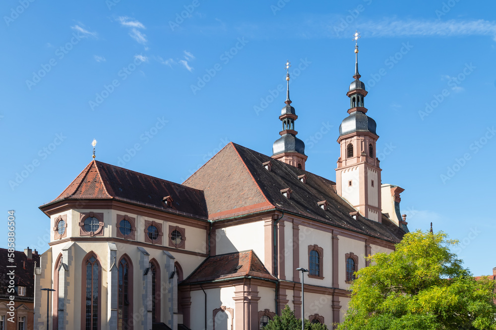 St. Peter and Paul Church in the historic center of the Bavarian city of Würzburg.