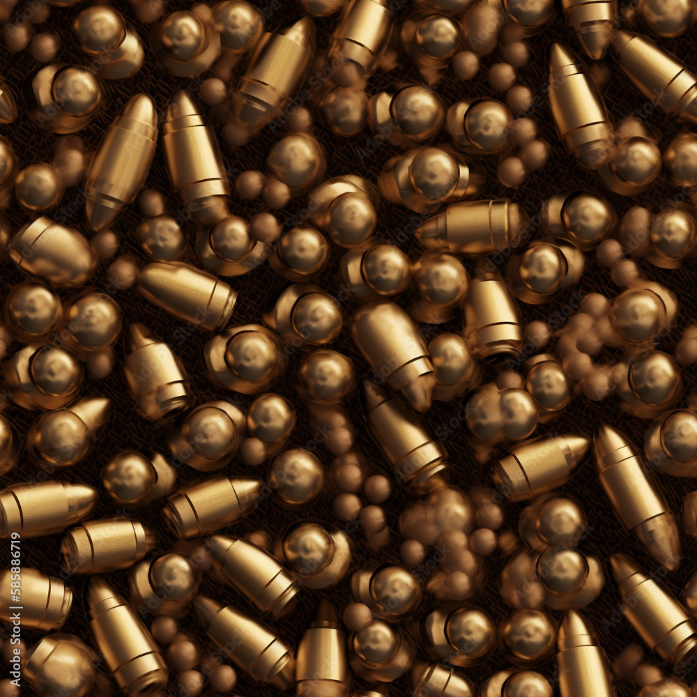 seamless ammo bullet pattern