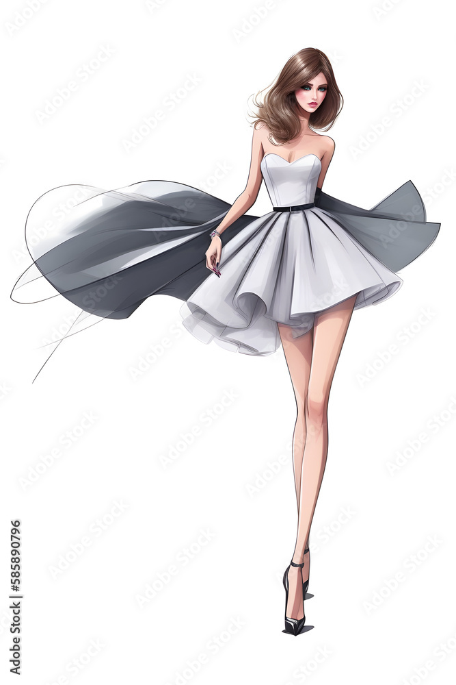 fashion female illustration