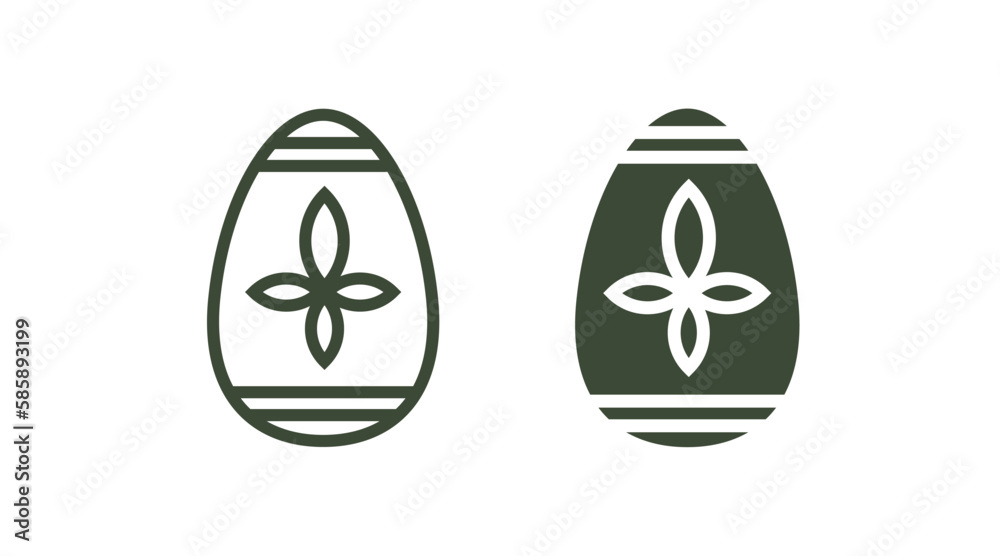 easter egg icon. Thin line and filled easter egg icon from easter collection. Outline and Glyph vector isolated on white background. Editable easter egg symbol can be used web and mobile easter egg icon. Thin line and filled easter egg icon from easter collection. Outline and Glyph vector isolated on white background. Editable easter egg symbol can be used web and mobile