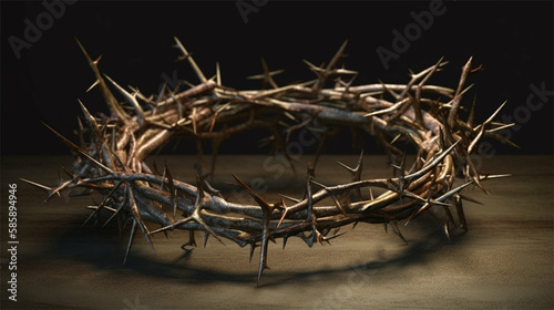 Foto Crown of thorns of Jesus Christus on Easter, other Topics: Cross, god, Christ, C