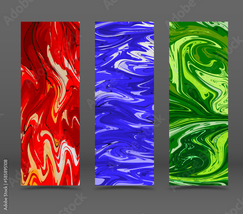 A set of modern unusual designs for covers, banners, posters and creative ideas. Vector layout template for elite and premium design
