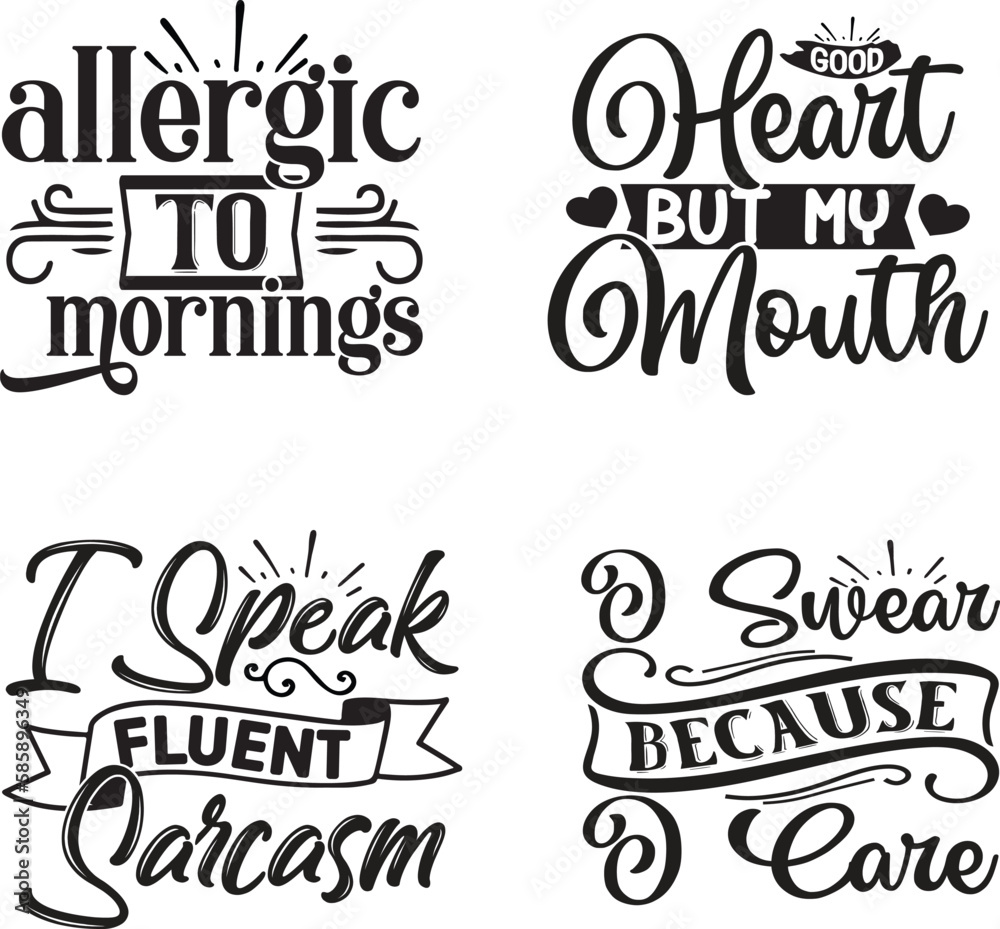 sarcastic Quotes svg Bundle. Quotes about sarcastic, sarcastic cut files Bundle