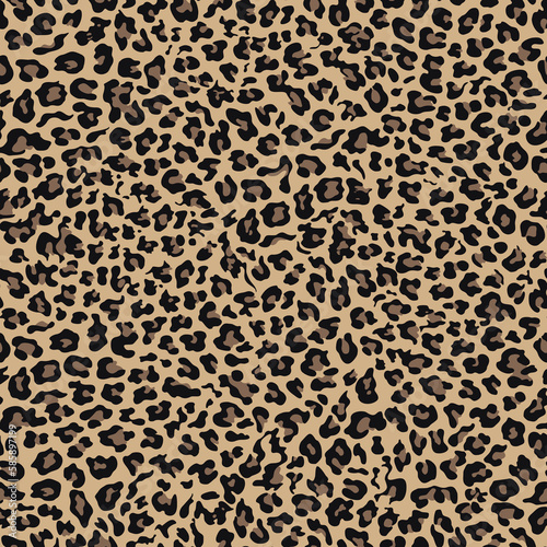  Leopard pattern seamless animal print, fabric texture, trendy vector design for textile. Disguise