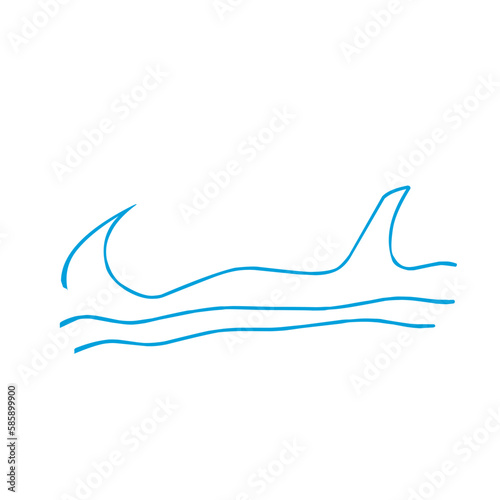 Sea Wave icon illustration