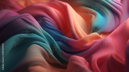 abstract multicolored cotton background 