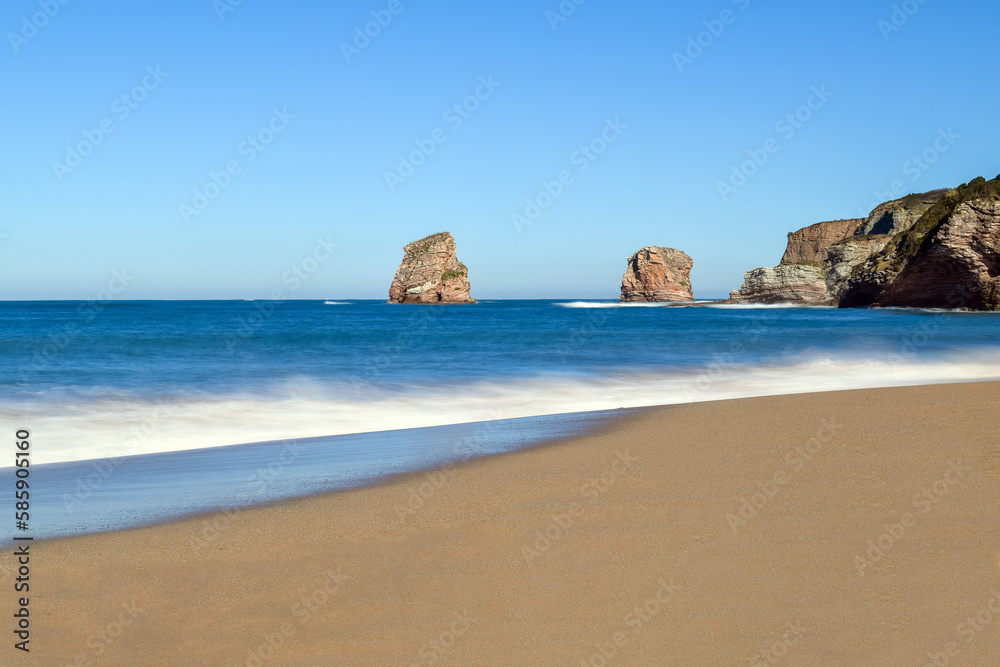 beach and rocks