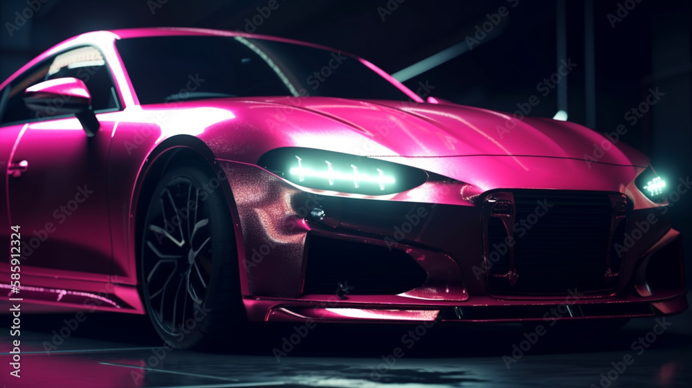 sport car wallpaper Ai Generative	