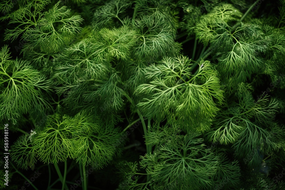  a close up of a bunch of green plants in the grass with lots of leaves on them and a green plant in the middle of the picture.  generative ai