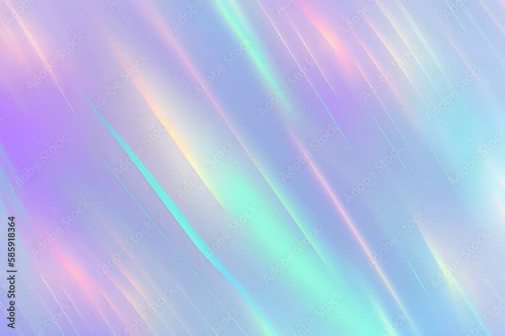 Holographic wallpaper background. Hologram texture Stock