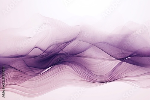  a purple abstract background with wavy lines on a white background with space for text or a logo or a logo on the bottom of the image. generative ai