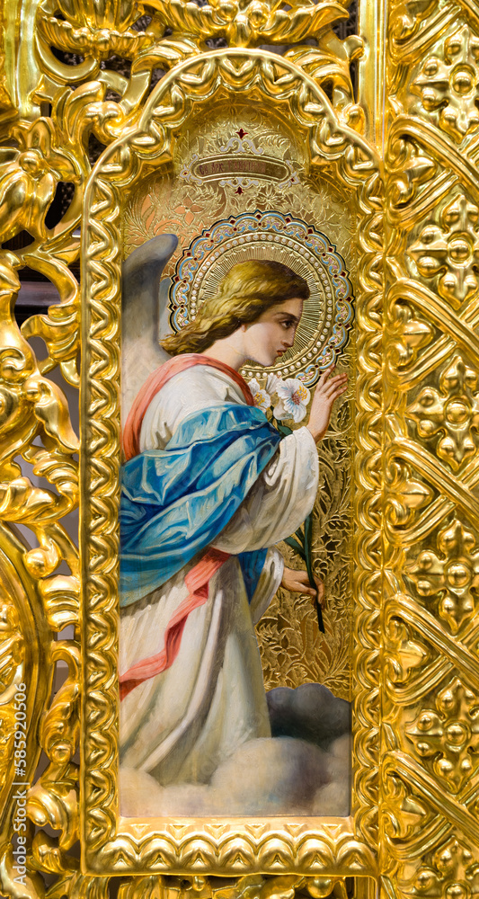 Icon of the Archangel Gabriel from the plot of the Annunciation on the Royal Doors