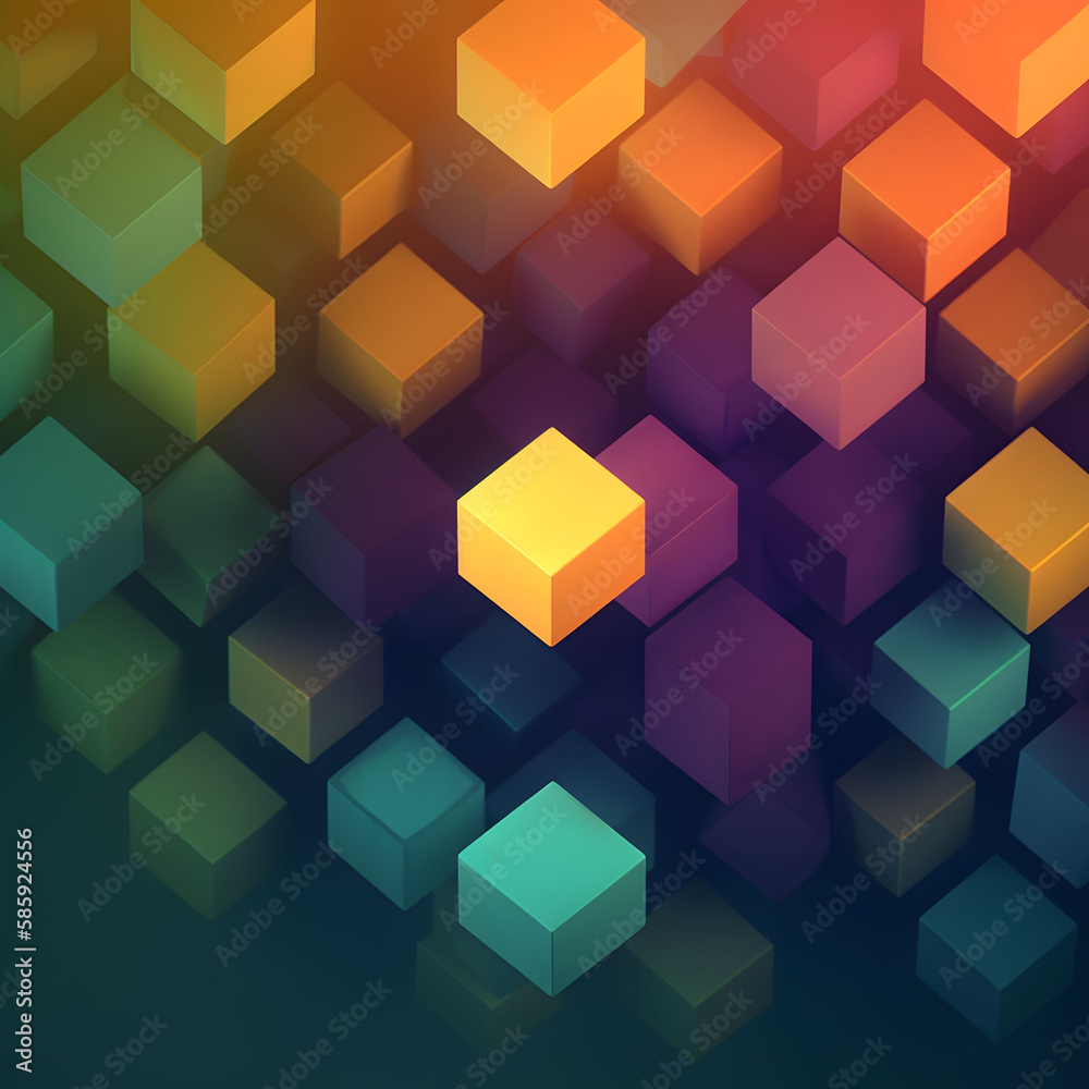 abstract background with cubes abstract background with cubes