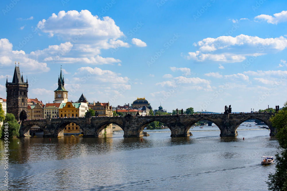 Obraz premium Prague - Charles bridge, Czech Republic
